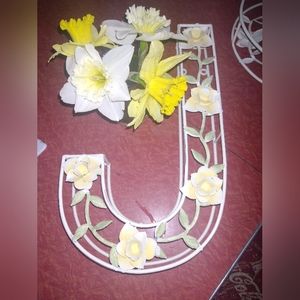 Metal Wire Letter "S" Monogram Wall Initial Wall Hanging